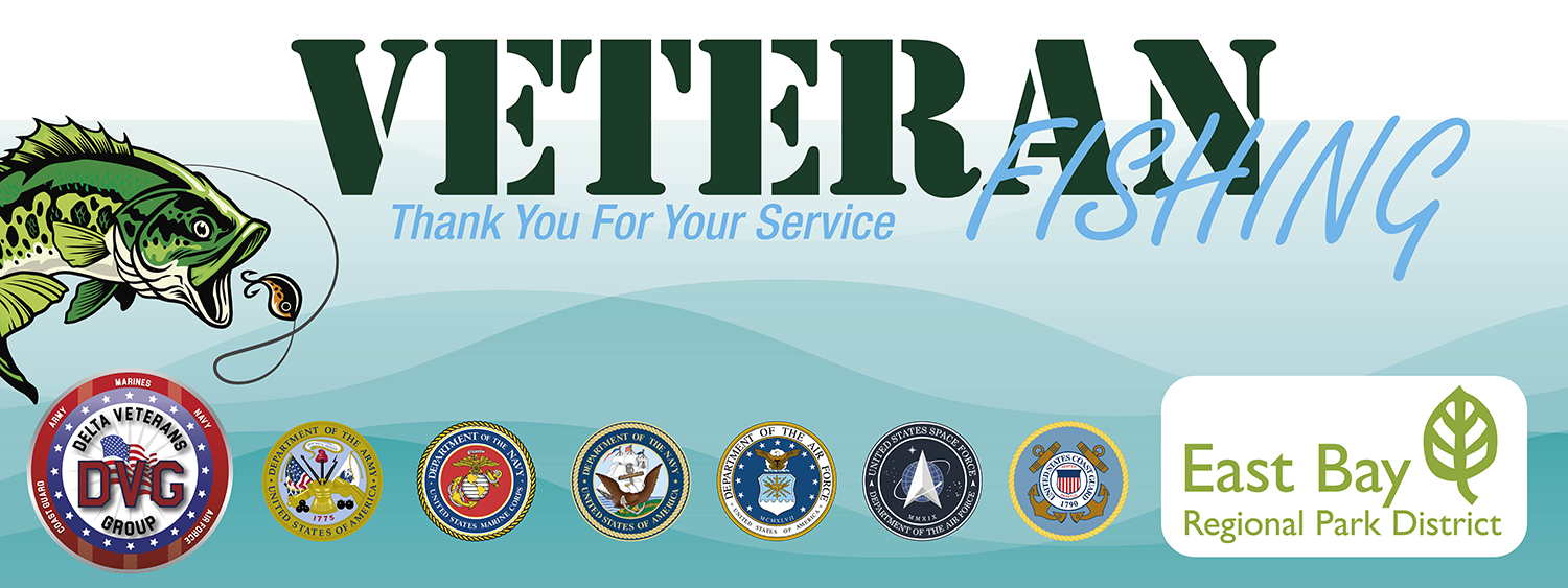 A banner for the DVG Veteran Fishing Events (2022)